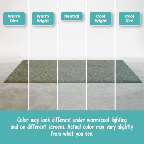 ITSOFT Extra Large Plush Bathroom Rug 59"x21", Absorbent Machine Washable Non Slip Bath Mats, Quick Dry Bathmat, Bath Rugs for Bath, Shower, Bedroom, or Door Mat, Sage Green