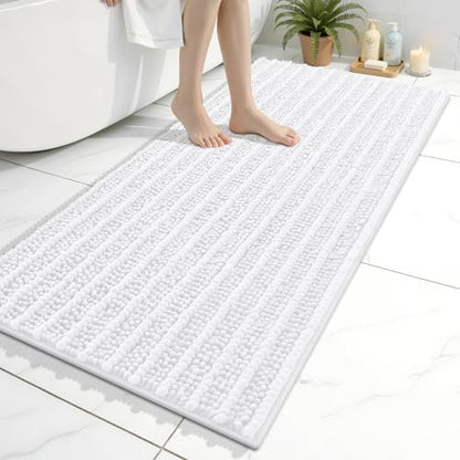 Arotive Bathroom Rugs Mat 45x27, Soft Absorbent Chenille Shaggy Bath Mat