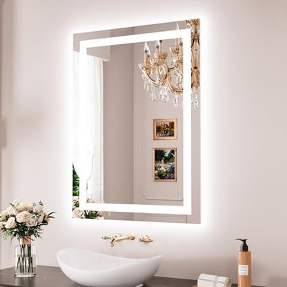 JISOSO LED Bathroom Mirror, Bathroom Vanity Mirror, 24"x32"