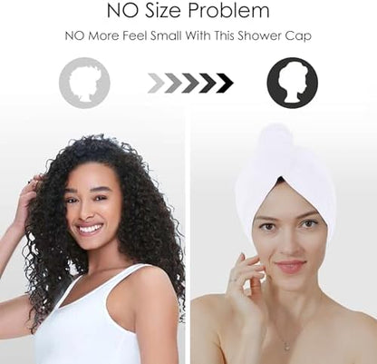 TENSTARS Hair Towel Wrap for All Hair Types, 5 Pack Microfiber Turban