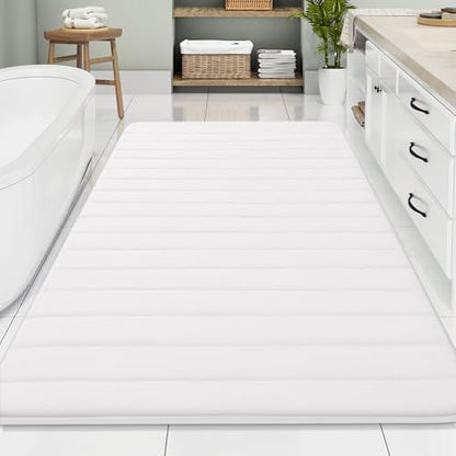 Buganda Memory Foam Bath Mat 70 x 46, Ultra Soft Absorbent Bathroom Rugs