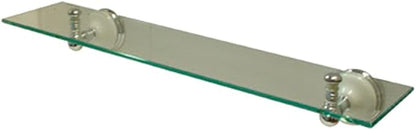 Kingston Brass BA1119C Victorian Glass Shelf, Polished Chrome