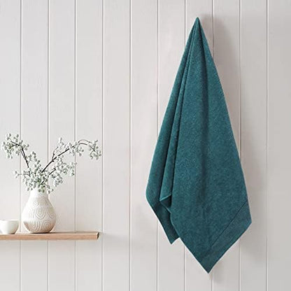 Belizzi Home Ultra Soft 2 Pack Oversized Bath Towel Set 28x55 inches, 100% Cotton Large Bath Towels, Ultra Absorbant Compact Quickdry & Lightweight Towel, Ideal for Gym Travel Camp Pool - Teal