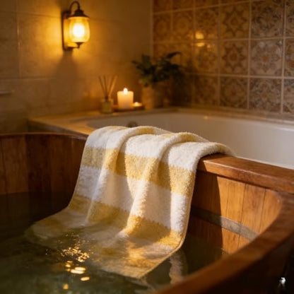 2-Pack Microfiber Bath Towels (27x54 Inches) - Ultra Soft & Quick Dry, 3X Absorbency, Lightweight for Gym, Yoga, Travel & Spa - Perfect for Home, Fitness & Post-Workout