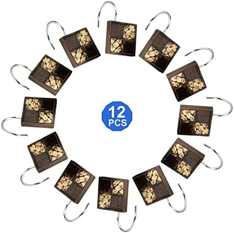 Zahari Home 13pc Zambia Animal Shower Curtain Set & Hooks - Classic Fabric Shower Curtain - Unique Western Country Design