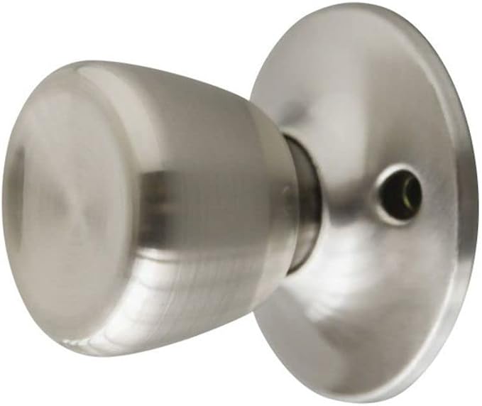 Design House 190900 Terrace Dummy Door Knob Satin Nickel 12-Pack