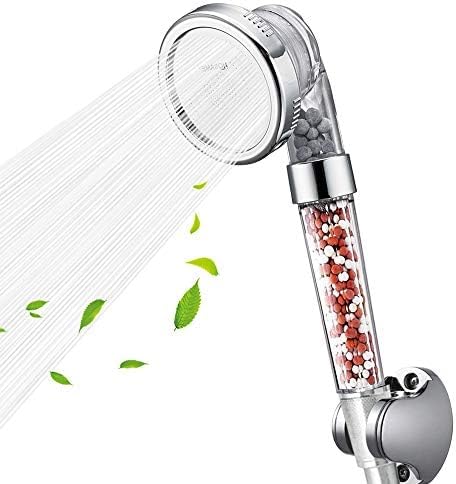 Nosame Shower Head, Filter Filtration High Pressure Water Saving 3 Mode Function Spray Handheld Showerheads 1.6 GPM for Dry Hair & Skin SPA | Filter Filtration High Pressure Water Saving 3 Mode Function Spray Handheld Showerheads 1.6 GPM for Dry Hair &...