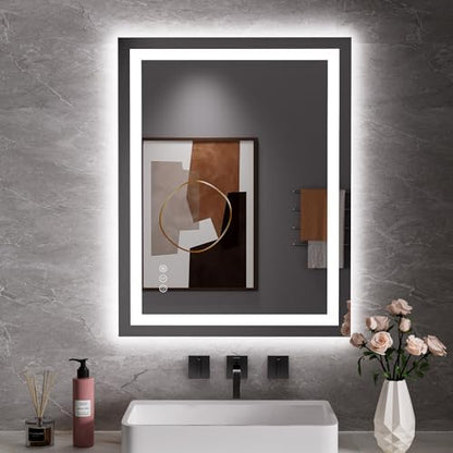 JISOSO LED Bathroom Mirror, Bathroom Vanity Mirror, 28"x36"