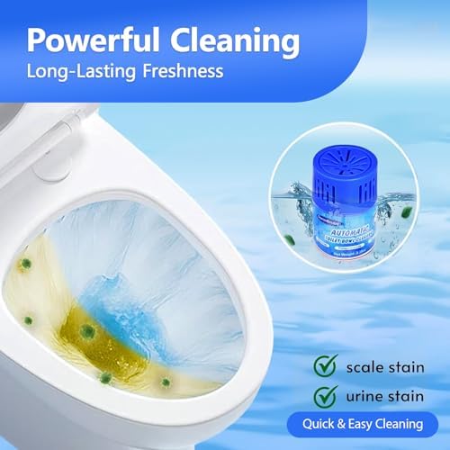 Automatic Toilet Bowl Cleaner Long Lasting Bottles 2 Pack
