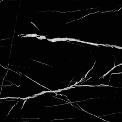 40-Pack Peel and Stick Floor Tiles Vinyl Floor 12 x 12 inch Self Adhesive Waterproof Flooring Planks DIY for Bathroom, Kitchen, Living Room, RV, Cover 40 Sq. Ft, Black Vein Marble