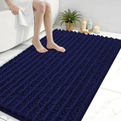 Arotive Bathroom Rugs Mat 44x32, Soft Absorbent Chenille Shaggy Bath Mat