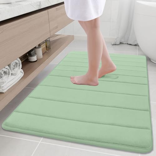 Buganda Memory Foam Bath Mat 40 x 32, Ultra Soft Absorbent Bathroom Rugs
