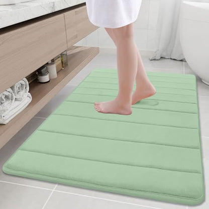 Buganda Memory Foam Bath Mat 40 x 32, Ultra Soft Absorbent Bathroom Rugs