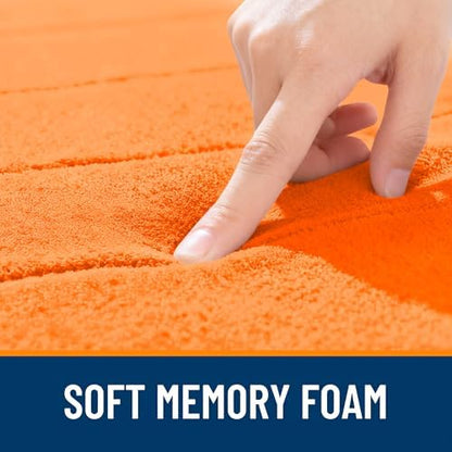 OLANLY Memory Foam Long Bathroom Rugs Runner 47x24, Super Soft Absorbent