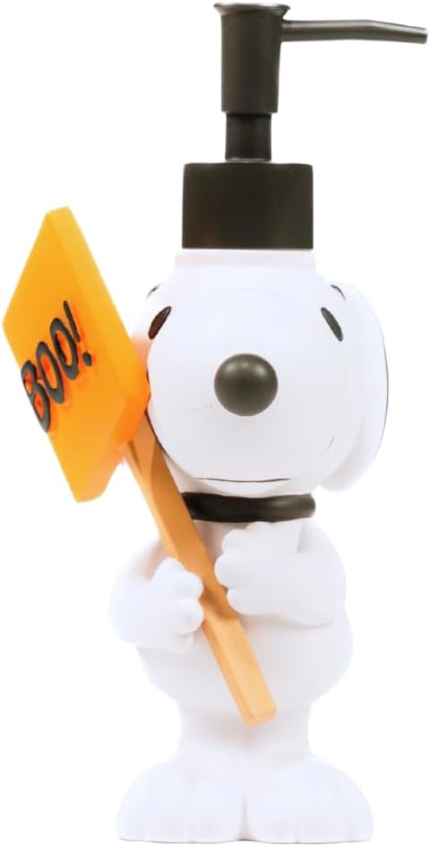 Peanuts Snoopy Soap/Lotion/Hand Sanitizer Resin Pump Dispenser, 10.23 Ounces, (Officially Licensed Product) by Franco