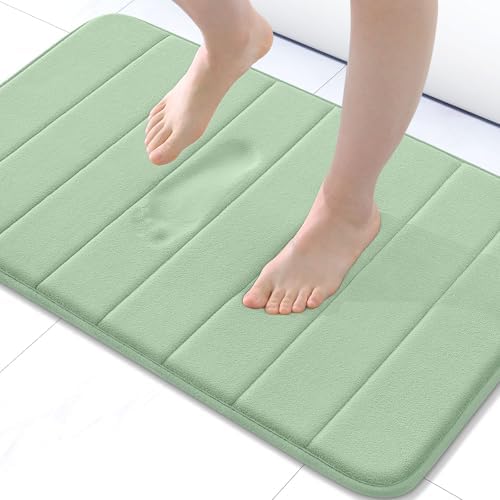 Buganda Memory Foam Bath Mat 24 x 16, Ultra Soft Absorbent Bathroom Rugs