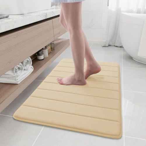 Buganda Memory Foam Bath Mat 35.4 x 24, Ultra Soft Absorbent Bathroom Rugs