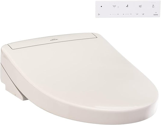 TOTO® WASHLET® S5 Electronic Bidet Toilet Seat with Instantaneous Water Heating, PREMIST and EWATER+ Wand Cleaning, Elongated, Sedona Beige - SW3446#12
