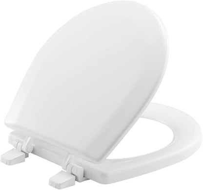 BEMIS TC50TTA MARINE Toilet Seat, Small Toilet Seat Made for Boats and RVs, Durable Wood, White