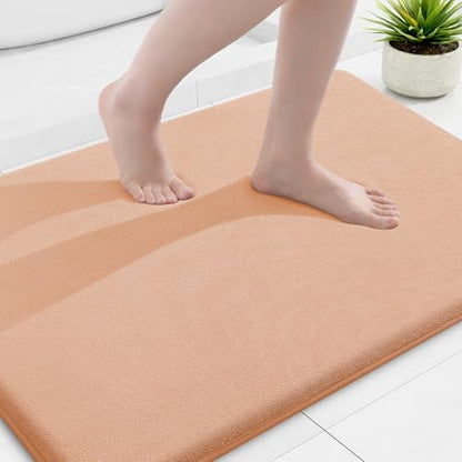 Smiry Memory Foam Bath Mat 36x24, Extra Soft and Absorbent Bathroom Rugs