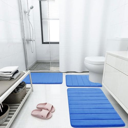 Buganda Memory Foam Bath Mat 30 x 20, Ultra Soft Absorbent Bathroom Rugs