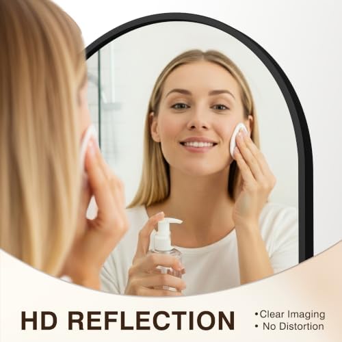 Oval Bathroom Mirror for Over Sink, 2 Pack 24"x36" Vanity Mirror, Black