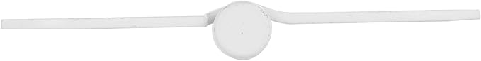 Design House Door Hinge, 3.5 in x 3.5 in, 5/8 in Radius, Interior, Rounded Steel, Removable Pin, Pre-Lubricated, Easy to Install, White Finish, 9 Pack, 189829