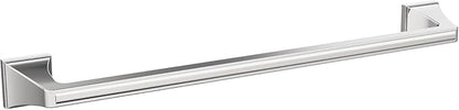 Amerock BH3602326 | Chrome Towel Bar | 18 in (457 mm) Towel Rack | Mulholland | Bathroom Towel Holder | Bathroom Hardware | Bath Accessories