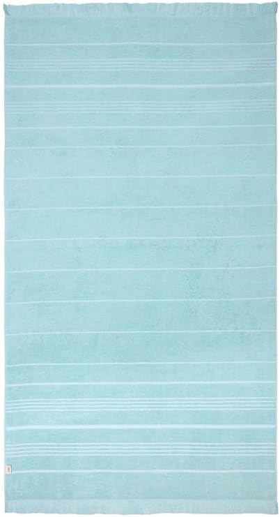Sand Cloud Turkish Premium Bath Towels for Bathroom - Large, Set of 4 | 100% Certified Organic Turkish Cotton Yarn - Lightweight, Soft & Absorbent - Dry Faster & Cleaner - Classic Seaglass