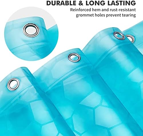 Bostofy Shower Curtain Liner,Waterproof Heavyweight 8g EVA Shower Liner with 3 Magnets and 12 Rustproof Metal Grommets, 72" W x 84" L