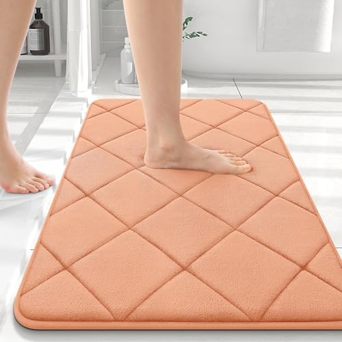 OLANLY Memory Foam Bath Mat 36x24, Ultra Soft and Absorbent Bathroom Rugs