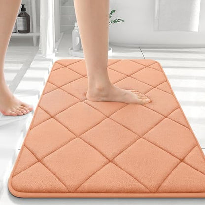 OLANLY Memory Foam Bath Mat 36x24, Ultra Soft and Absorbent Bathroom Rugs