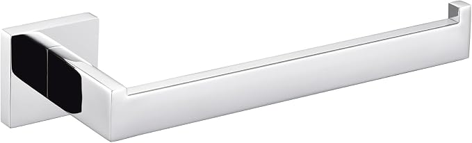 Angle Simple Towel Holder for Bathroom, Hand Towel Bar, Polished Chrome | Rustproof SUS304 Stainless Steel, Open Arm Hanger with Clean Modern Style, Use for Kitchen Shower Vanity Sink, Screw Mount