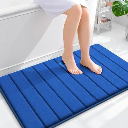 OLANLY Memory Foam Large Bath Mat 40x24, Super Soft Absorbent Bathroom Rugs