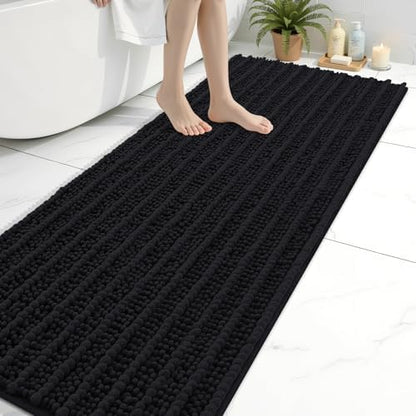 Arotive Bathroom Rugs Mat 70x24, Soft Absorbent Chenille Shaggy Bath Mat