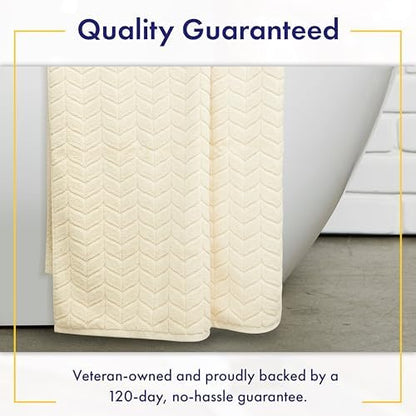 Alusa Home Ultra Soft & Stylish 700 GSM Luxury Bath Towels - 100% Zero-Twist, Long-Staple Cotton - Remarkably Absorbent & Quick Drying - 6 Piece Towel Set (Papyrus)