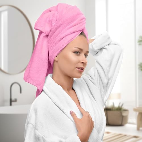 Avalon Towels Pink Bath Towels, Pink Towel Set, 8pc