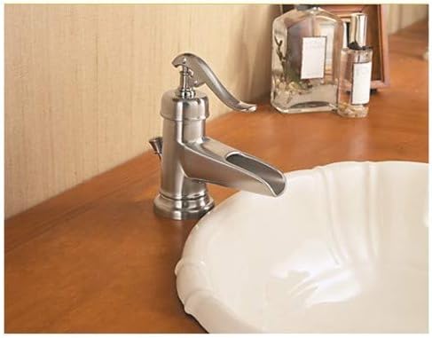 Pfister LFM42YPKK Ashfield Single Control 4" Centerset Bathroom Faucet in Brushed Nickel, Water-Efficient Model