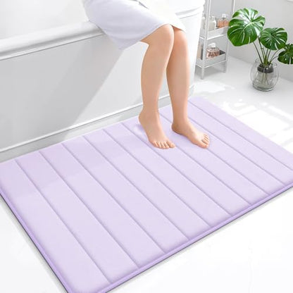 OLANLY Memory Foam Large Bath Mat 44x32, Super Soft Absorbent Bathroom Rugs
