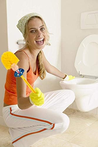 Funny Toilet Brush,Prank Toilet Brush Cleaner, Funny Toilet Scubber,Make Toilet Great Again, Commander in Crap (Thumb Up Toilet Brush)