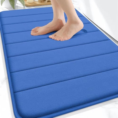 OLANLY Memory Foam Bath Mat 32x20, Super Soft and Absorbent Bathroom Rugs