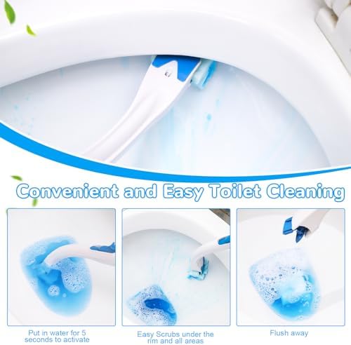 48 Count Flushable Toilet Bowl Cleaner Refills, Toilet Cleaner Refill Pads