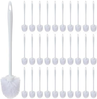 Tioncy 30 Pcs 14.2 Inch Toilet Brushes for Bathroom Bowl Scrubber