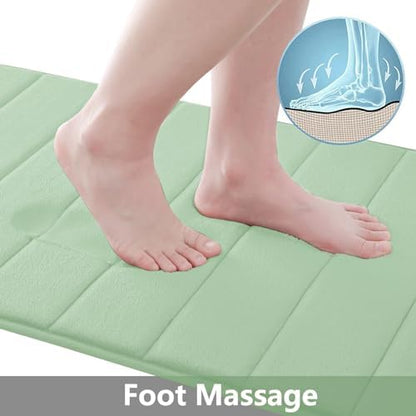 Buganda Memory Foam Bath Mat 70 x 34, Ultra Soft Absorbent Bathroom Rugs