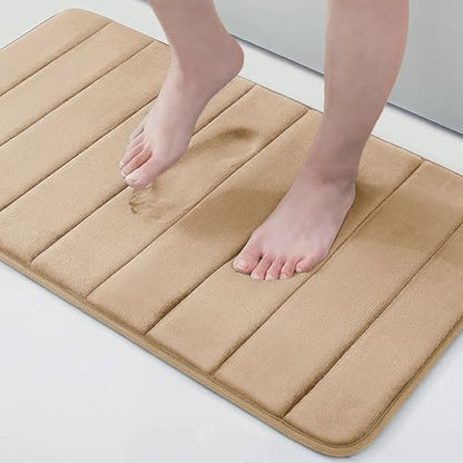 Buganda Memory Foam Bath Mat 34 x 20, Ultra Soft Absorbent Bathroom Rugs