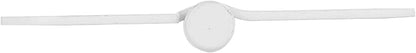 Door Hinges for Interior Doors 12-Pack 3.5-inch x 3.5-inch – Rounded 5/8-inch Radius Steel Door Hinge – Painted White – Fits Standard Doors – Design House 189787
