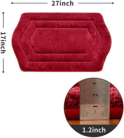 COSY HOMEER Non-Slip Bath Mat Extra Thick Absorbent Plush Washable