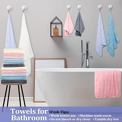 Mixweer 20 Pcs Bath Towel and Washcloths Set for Bathroom, Multicolor