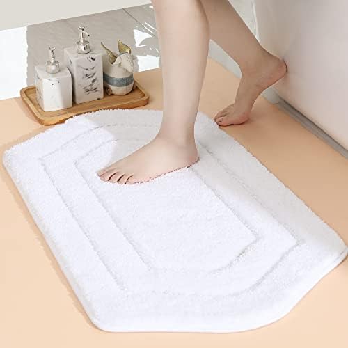 COSY HOMEER Non-Slip Bath Mat Extra Thick Absorbent Plush Washable