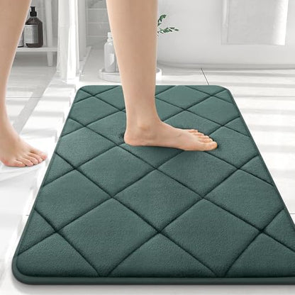 OLANLY Memory Foam Bath Mat 36x24, Ultra Soft and Absorbent Bathroom Rugs